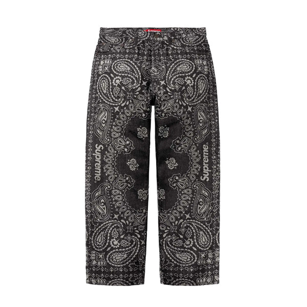 SUPREME / シュプリーム バンダナ ジャカード バギー ジーンズ 501ss25p12