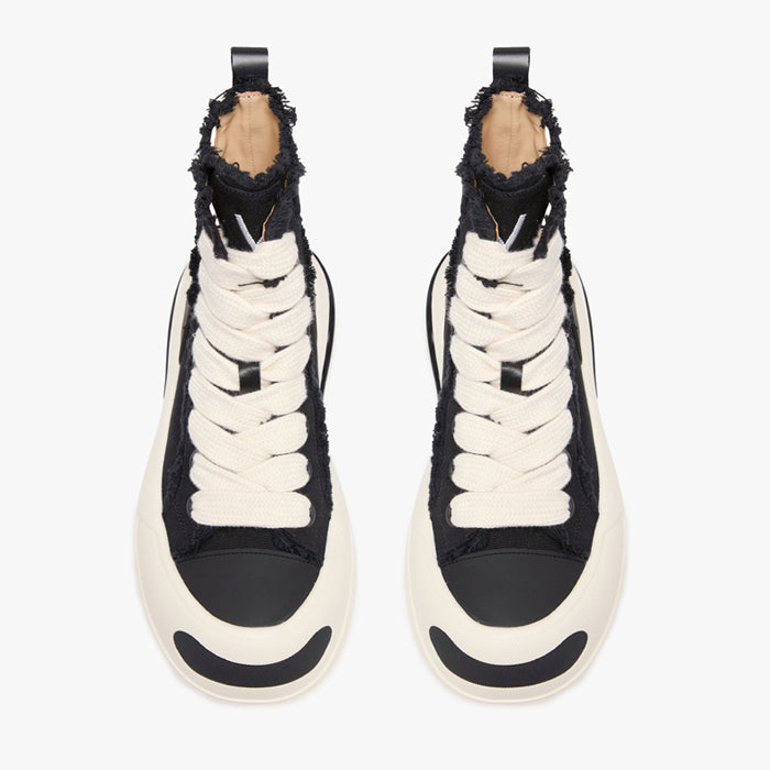 VALABASAS / ヴァラバサス パーパス ブラック ハイトップス スニーカー