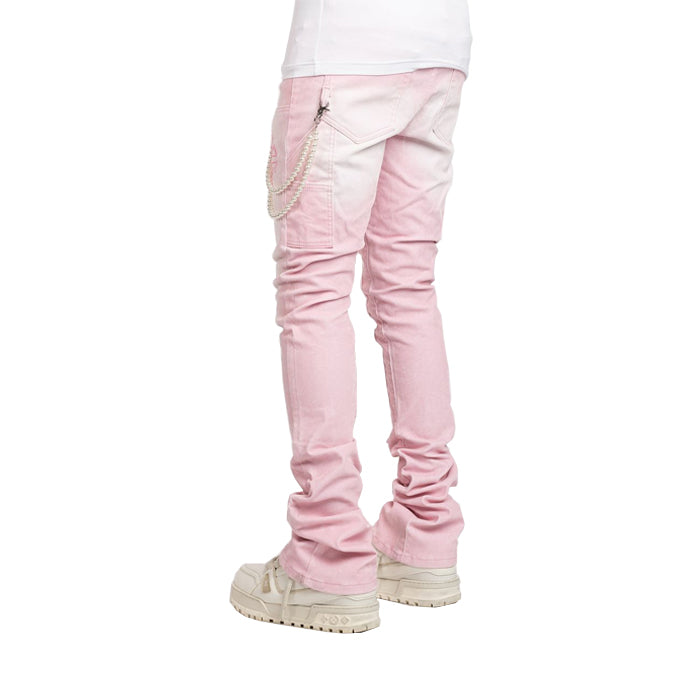 GUAPI / グアピ ベルベット ピンク カーペンター スタック