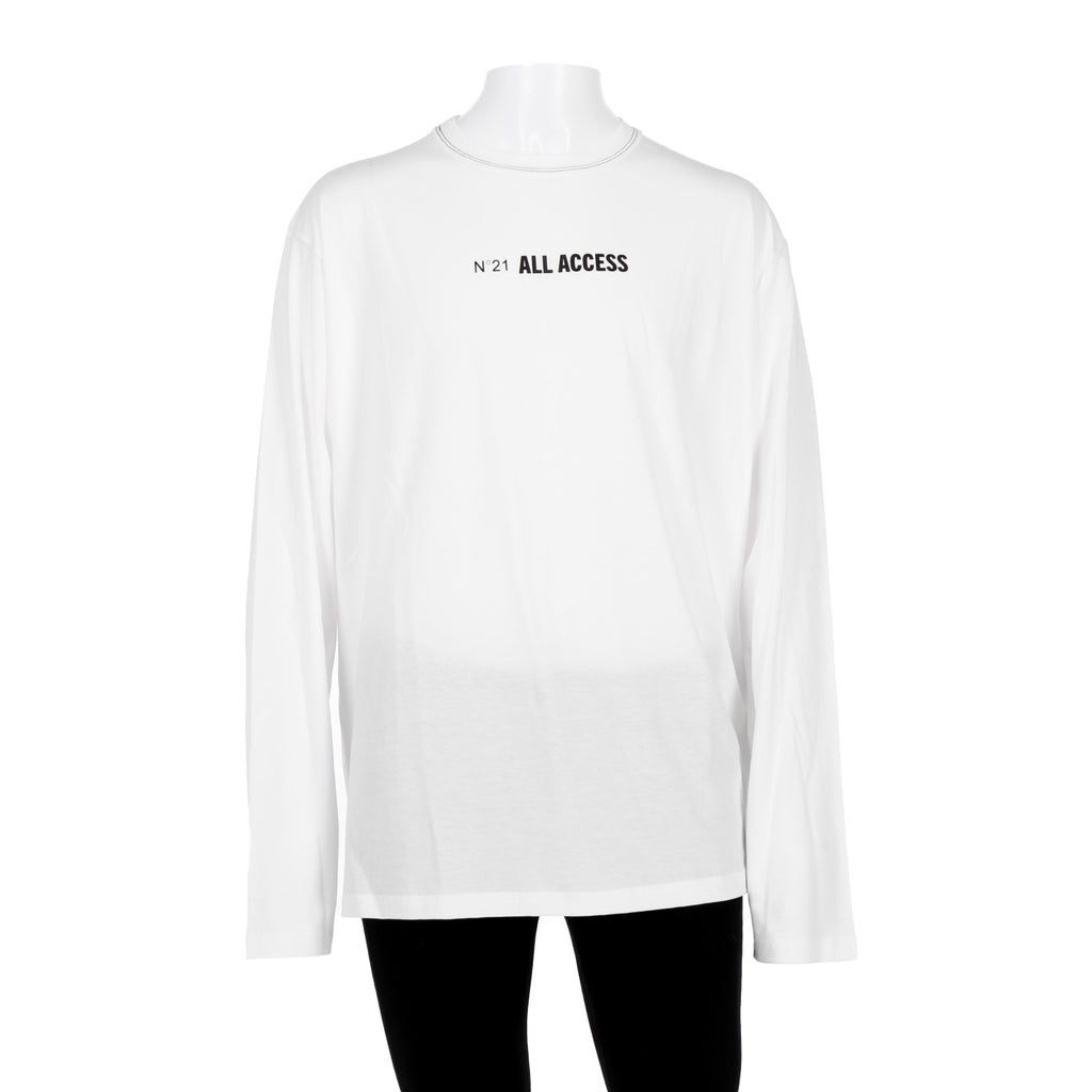 N°21 / ヌメロヴェントゥーノ ロング スリーブ Tシャツ 50225auf0416328
