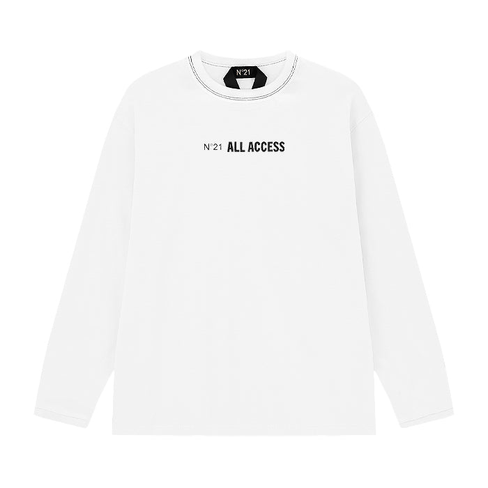 N°21 / ヌメロヴェントゥーノ ロング スリーブ Tシャツ 50225auf0416328