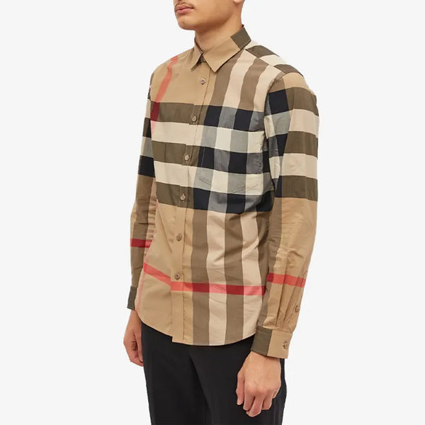 BURBERRY / バーバリー サマートン オーバー サイズ チェック シャツ 8010213 5028010213