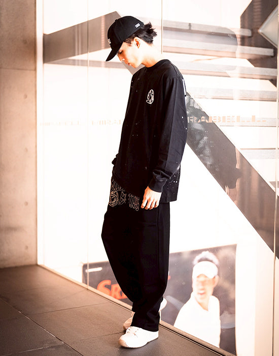 BILLIONAIRE BOYS CLUB / ビリオネア ボーイズ クラブ  BB オブリヴィオン ペイント スプラッター LS Tシャツ 5028517307
