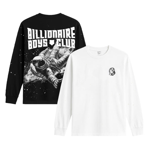 BILLIONAIRE BOYS CLUB / ビリオネア ボーイズ クラブ  BB オブリヴィオン ペイント スプラッター LS Tシャツ 5028517307