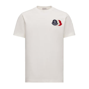 MONCLER / モンクレール エンブロイダード トリコロール ロゴ コットン 