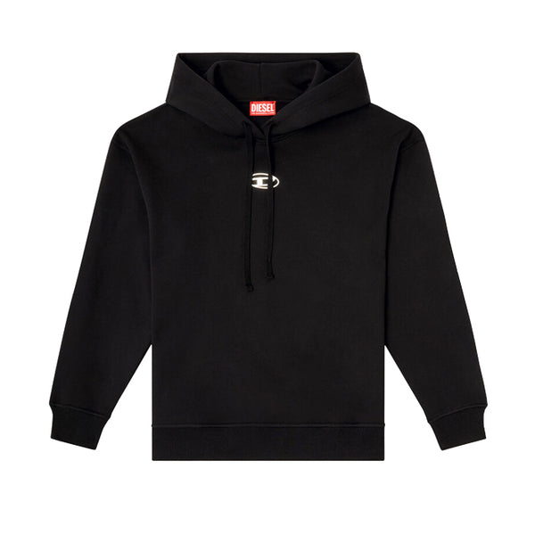 DIESEL / ディーゼル F BUXT HOOD OD メタル エフェクト オーバルD ロゴ フーディー レディース A194480BMBJ 502a194480bmbj