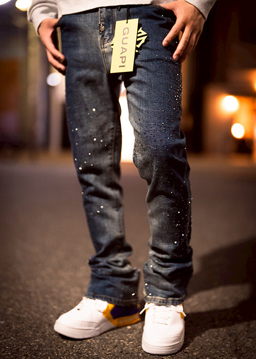 GUAPI / グアピ アシッド ブルー スターリー スカイ デニム