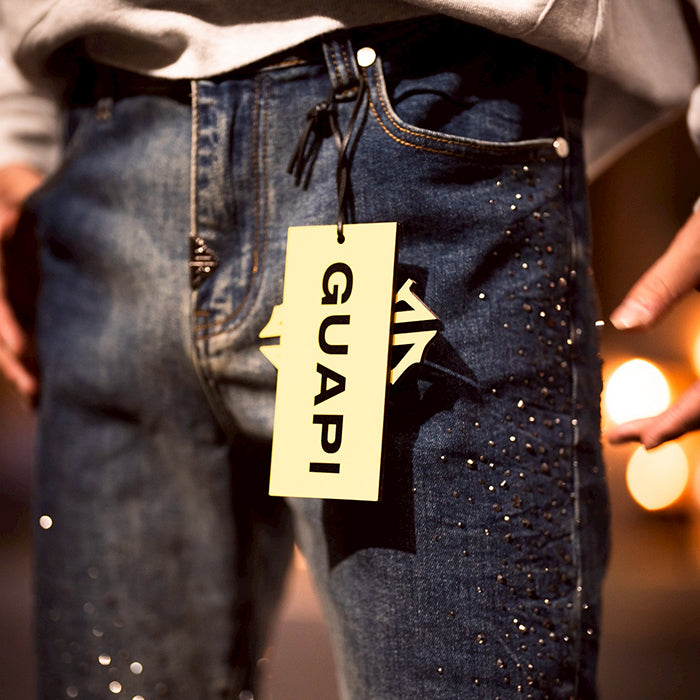 GUAPI / グアピ アシッド ブルー スターリー スカイ デニム 502acidbluestar