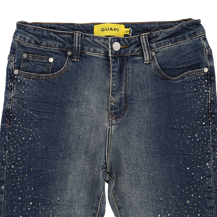 GUAPI / グアピ アシッド ブルー スターリー スカイ デニム 502acidbluestar