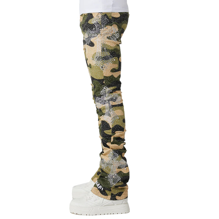 GUAPI / グアピ カモ クロス デニム 502camocross