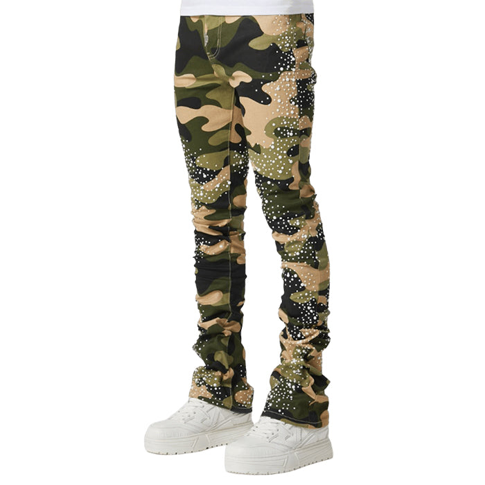 GUAPI / グアピ カモ パール エンブリッシュド デニム 502camopearlsem