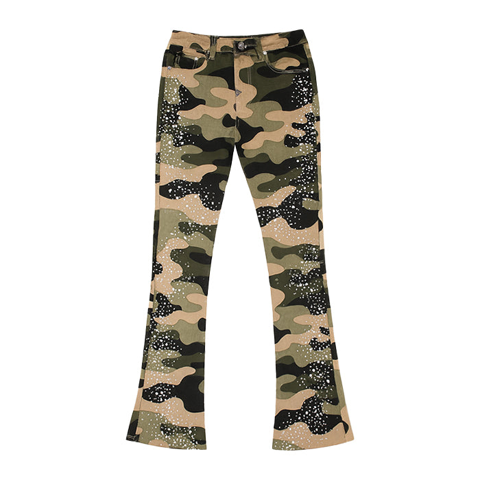 GUAPI / グアピ カモ パール エンブリッシュド デニム 502camopearlsem