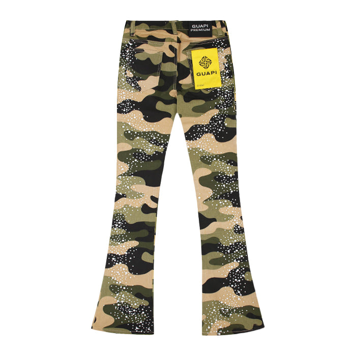 GUAPI / グアピ カモ パール エンブリッシュド デニム 502camopearlsem