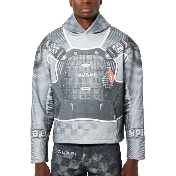 GUAPI / グアピ クラウド グレー レーサー フーディー 502coldgrayrace