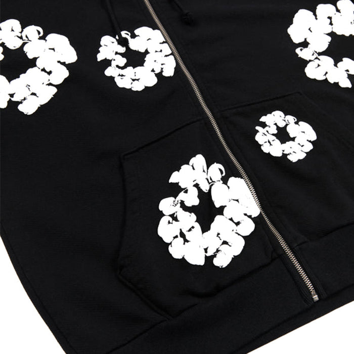 DENIM TEARS / デニムティアーズ コットン リース ジップ フーディー 502cottonzippk