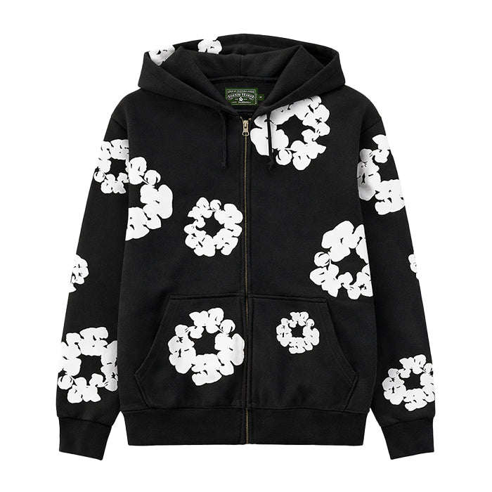 DENIM TEARS / デニムティアーズ コットン リース ジップ フーディー 502cottonzippk