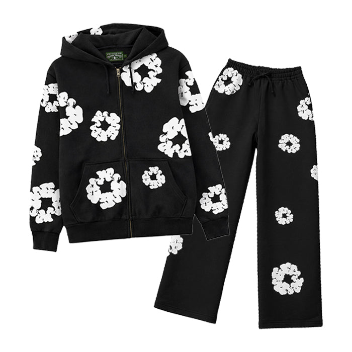 DENIM TEARS / デニムティアーズ コットン リース ジップ フーディー 502cottonzippk