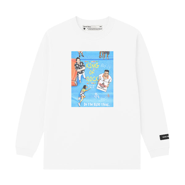 KING OF ROCK / キングオブロック ドゥ ザ ライト シング LS Tシャツ 502dotherightls