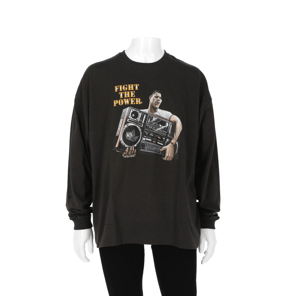 KING OF ROCK / キングオブロック ファイト ザ パワー LS Tシャツ 502fightthepols