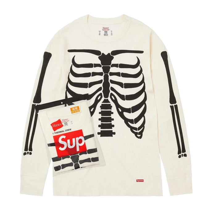 SUPREME × HANES / シュプリーム × ヘインズ ボーンズ サーマル クルー