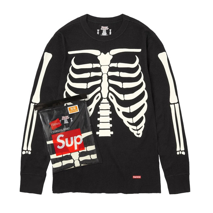 SUPREME × HANES / シュプリーム × ヘインズ ボーンズ サーマル クルー