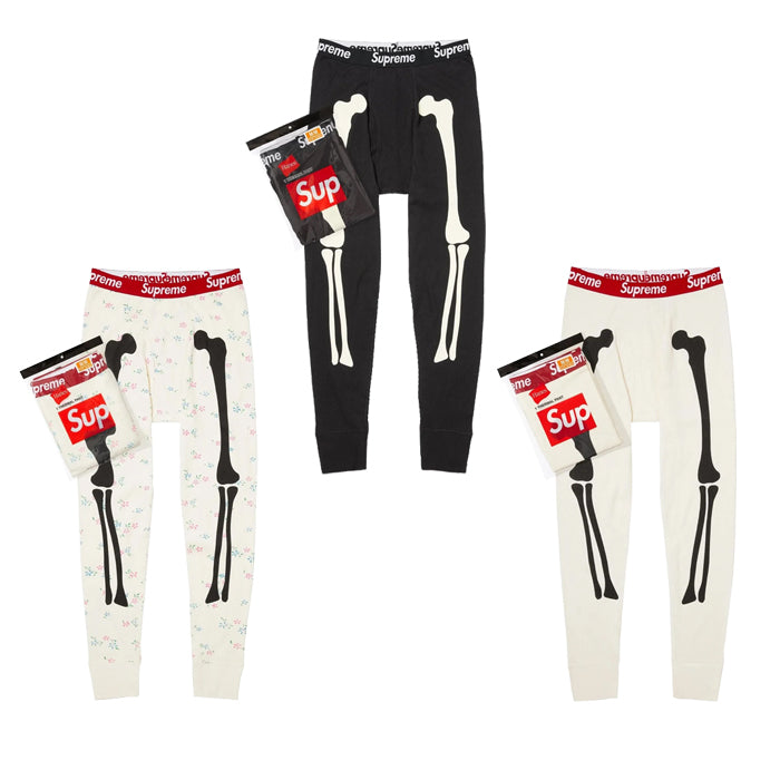 下着 シュプリーム×ヘインズ サーマルパンツ