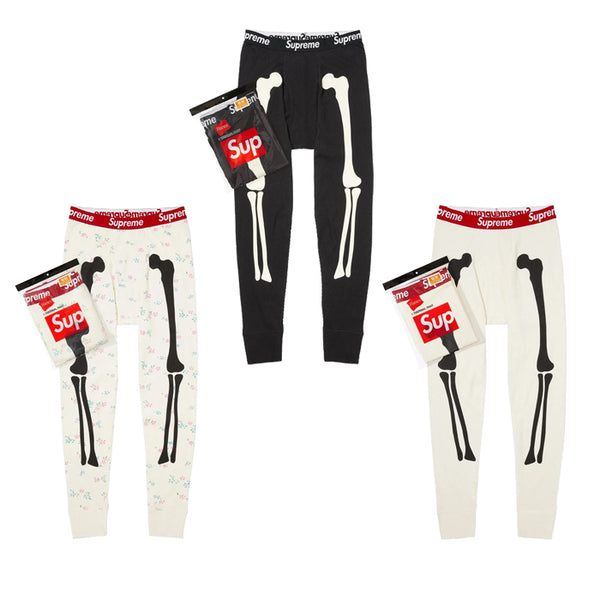 SUPREME × HANES / シュプリーム × ヘインズ ボーンズ サーマル パンツ FW25A30 502fw25a30