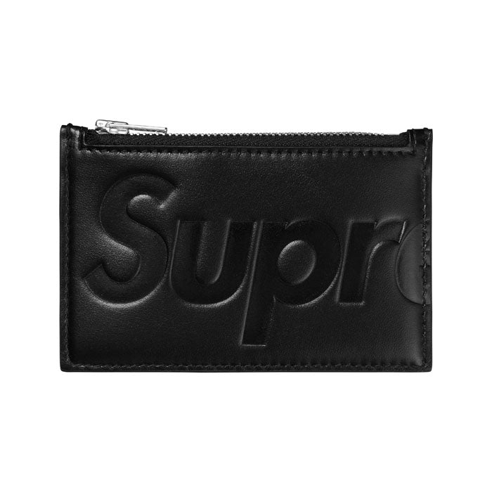SUPREME / シュプリーム レザー ジップ カード ホルダー FW25B27