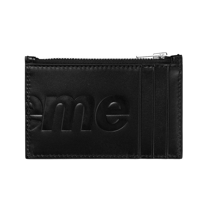 SUPREME / シュプリーム レザー ジップ カード ホルダー FW25B27