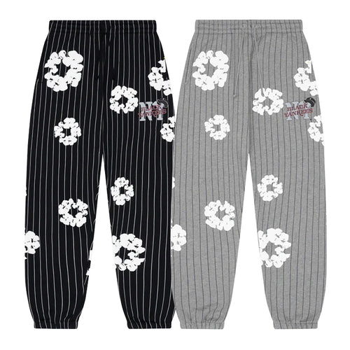 DENIM TEARS / デニムティアーズ ピンストライプ リース スウェット パンツ 502fw25bas1128