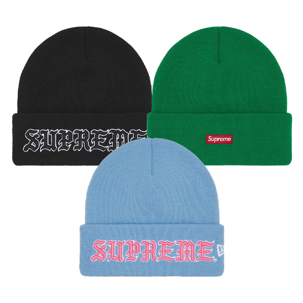 SUPREME × NEW ERA / シュプリーム × ニューエラ オールドイングリッシュ ビーニー FW25BN65 502fw25bn65