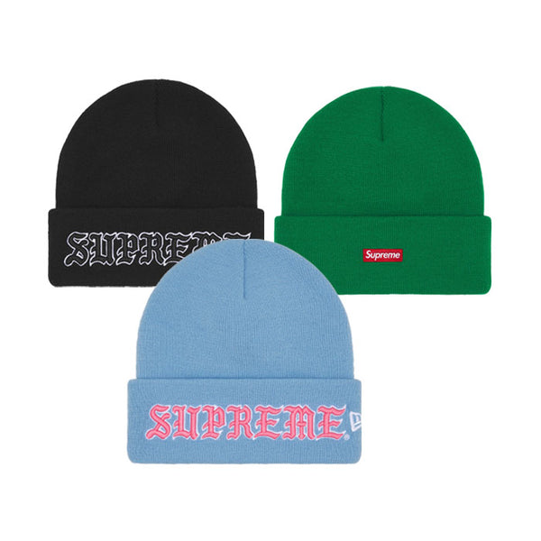 SUPREME × NEW ERA / シュプリーム × ニューエラ オールドイングリッシュ ビーニー FW25BN65 502fw25bn65