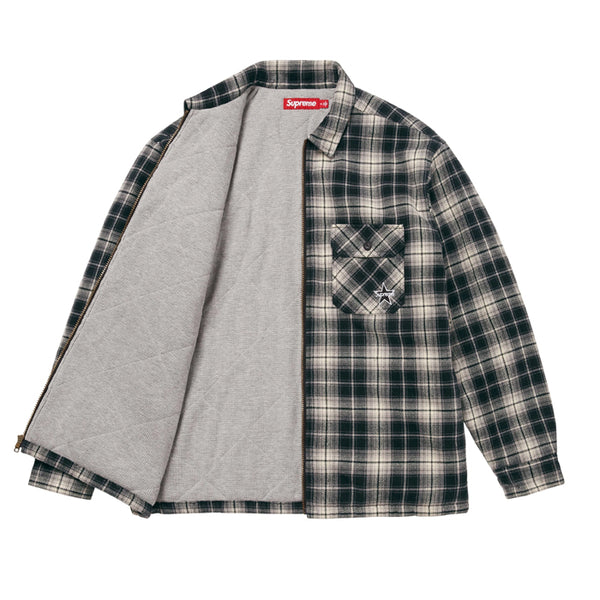 SUPREME / シュプリーム サーマル ラインド ジップアップ フランネル シャツ FW25S33 502fw25s33