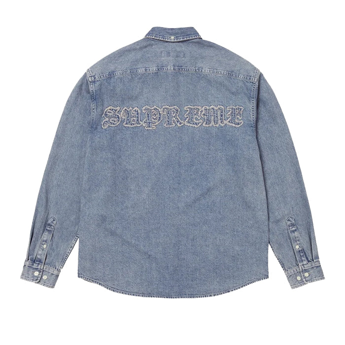 SUPREME Applique Denim デニムシャツ Mシュプリーム 長袖 SUPREME / シュプリーム アップリケ デニム シャツ FW25S35 502fw25s35