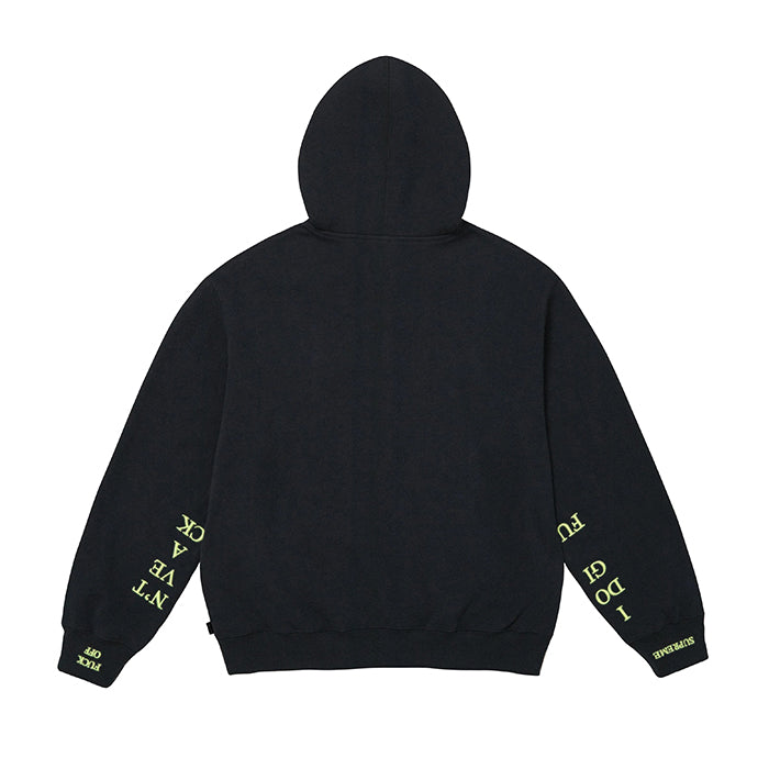 SUPREME / シュプリーム IDGAF ジップ アップ フード スウェット