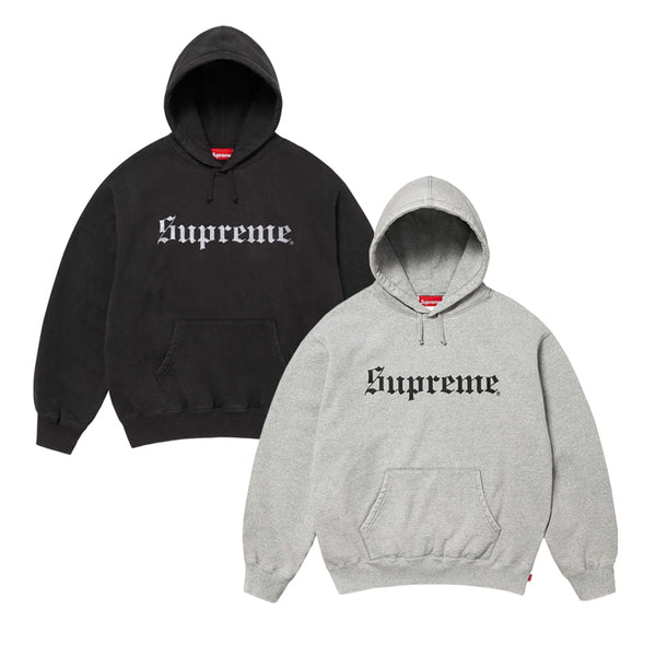 SUPREME / シュプリーム ウォッシュド オールド イングリッシュ フーディー FW25SW81 502fw25sw81