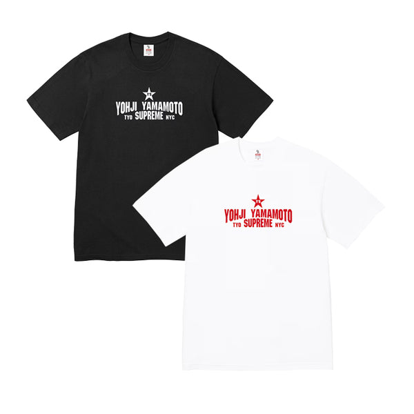 SUPREME × YOHJI YAMAMOTO / シュプリーム × ヨウジヤマモト Y'S スター Tシャツ FW25T3 502fw25t3