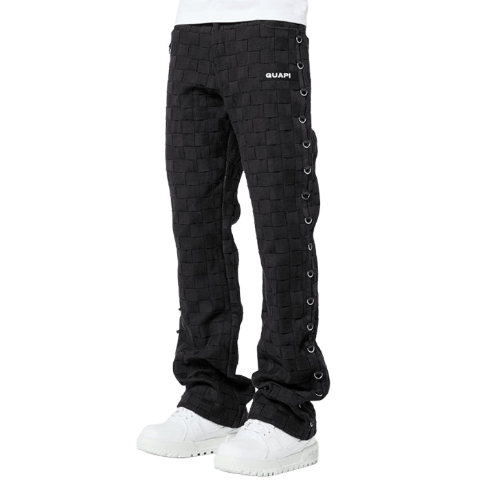 GUAPI / グアピ オブシディアン ブラック ブレイデッド パンツ 502obsidianblac