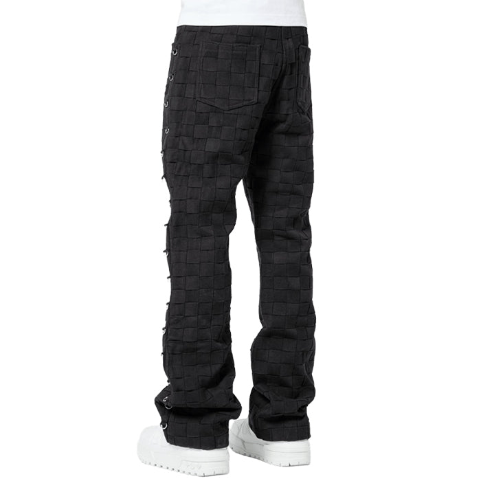 GUAPI / グアピ オブシディアン ブラック ブレイデッド パンツ 502obsidianblac