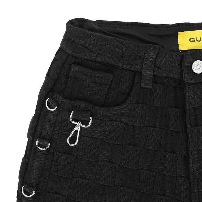 GUAPI / グアピ オブシディアン ブラック ブレイデッド パンツ 502obsidianblac