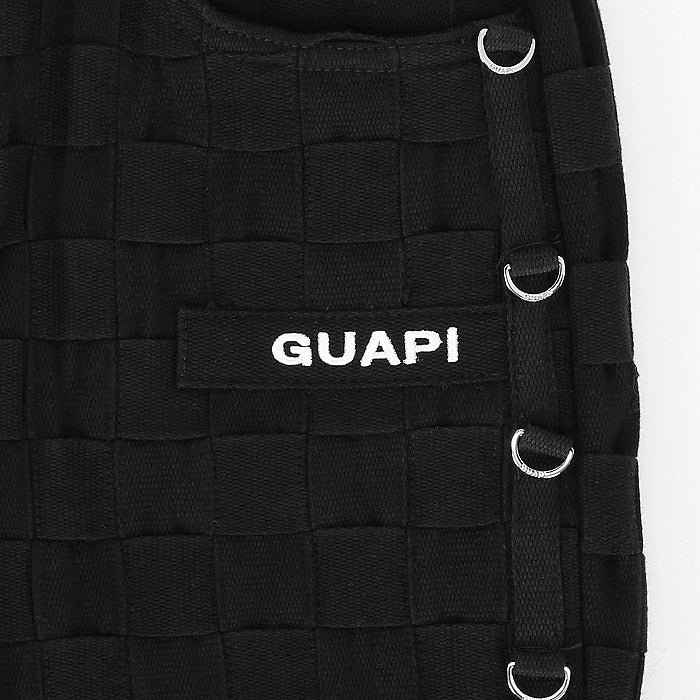 GUAPI / グアピ オブシディアン ブラック ブレイデッド パンツ 502obsidianblac