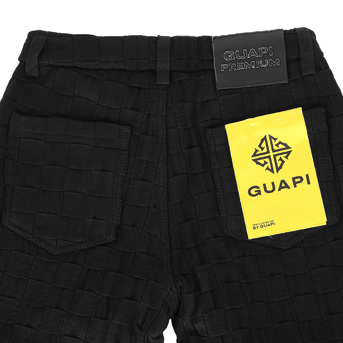 GUAPI / グアピ オブシディアン ブラック ブレイデッド パンツ 502obsidianblac