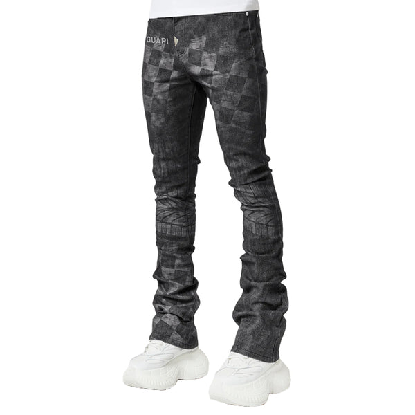 GUAPI / グアピ オブシディアン ブラック レーサー デニム V1 502obsidianblas