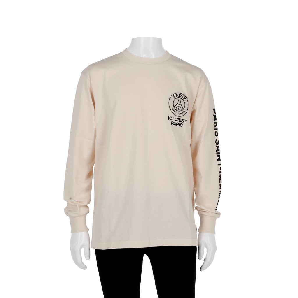 Paris Saint Germain / パリサンジェルマン PSG スエード エンブレム スリーブ ロゴ Tシャツ PS0325FW0003 502ps0325fw0003