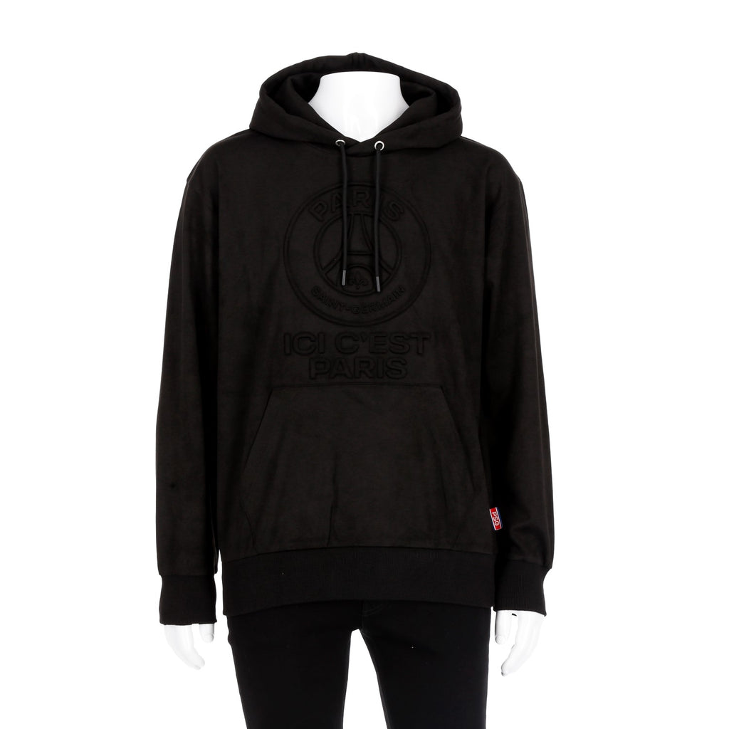 Paris Saint Germain / パリサンジェルマン PSG ポリ スエード エンボス ロゴ フーディー PS0625FW0001 502ps0625fw0001
