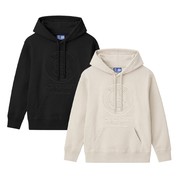 Paris Saint Germain / パリサンジェルマン PSG ポリ スエード エンボス ロゴ フーディー PS0625FW0001 502ps0625fw0001