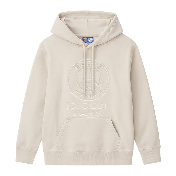 Paris Saint Germain / パリサンジェルマン PSG ポリ スエード エンボス ロゴ フーディー PS0625FW0001 502ps0625fw0001