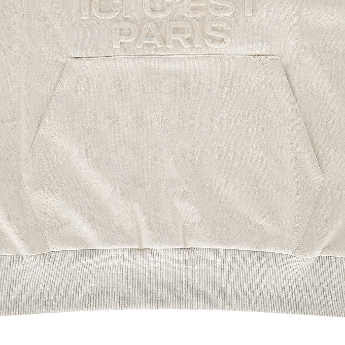 Paris Saint Germain / パリサンジェルマン PSG ポリ スエード エンボス ロゴ フーディー PS0625FW0001 502ps0625fw0001