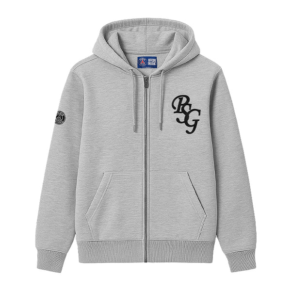 Paris Saint Germain / パリサンジェルマン PSG ロゴ 刺繍 テック フリース フルジップ フーディー PS0625FW0003 502ps0625fw0003