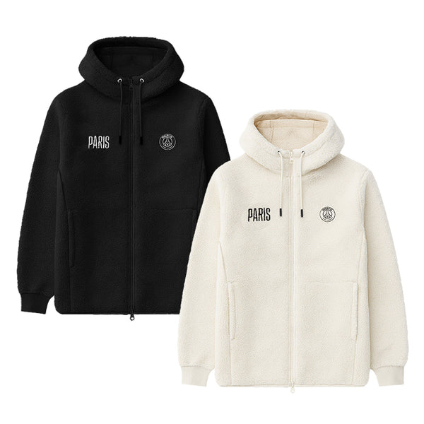 Paris Saint Germain / パリサンジェルマン PSG ロゴ 刺繍 ボア フーディー 502ps2325fw0001